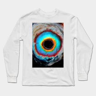 Blackhole Illustration in Modern Contemporary Style Long Sleeve T-Shirt